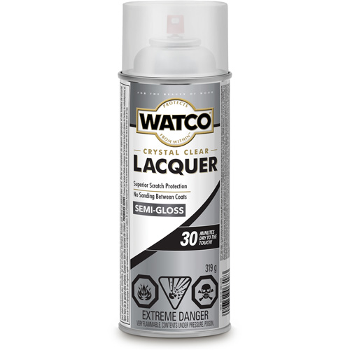 Laque pour bois Watco, 319 g, Transparent, Semi-brillant GTA Hardware Inc