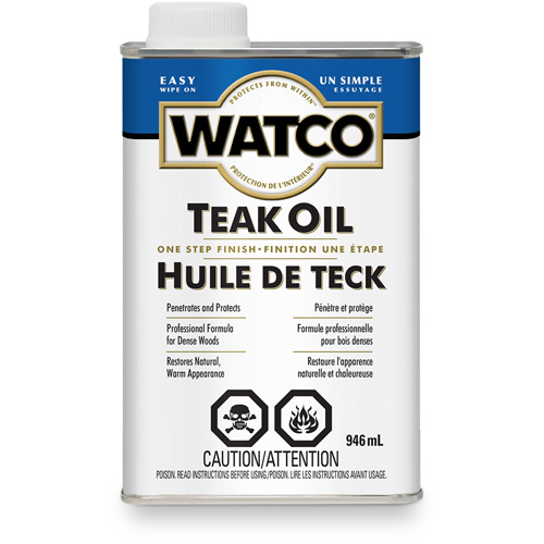 Huile de teck Watco, 946 ml, Transparent, Transparent GTA Hardware Inc