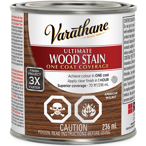 Teinture pour le bois ultime Varathane, 236 ml, Noyer am&eacute;ricain GTA Hardware Inc