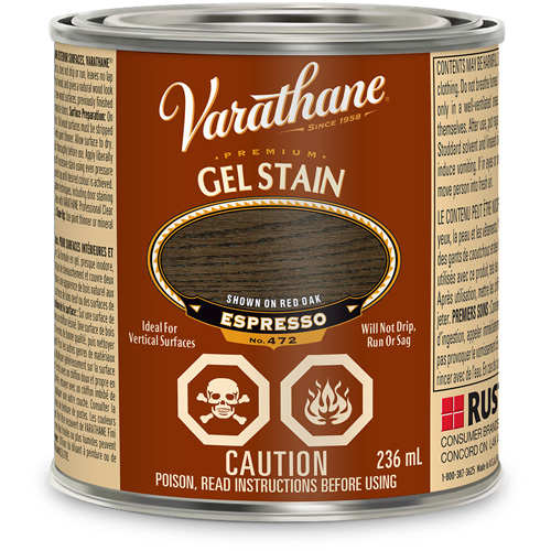 Varathane&reg; Premium Gel Stain, 236 ml, Espresso GTA Hardware Inc