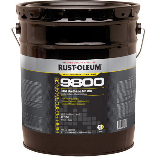 Syst&egrave;me de mastic &agrave; lur&eacute;thane 9800 DTM, 5 gal., Blanc, Tr&egrave;s brillant GTA Hardware Inc