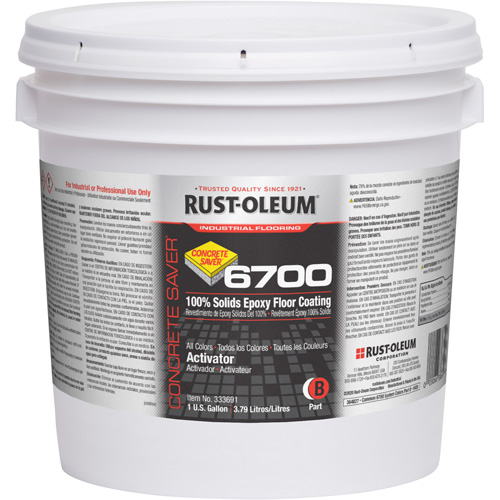6700 System Extended Pot Life Floor Coating, 1 gal., Epoxy-Based, High-Gloss GTA Hardware Inc