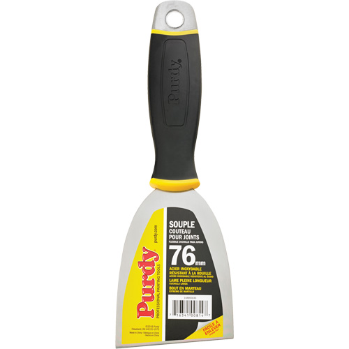 Couteau &agrave; joints de premi&egrave;re qualit&eacute;, Lame Acier inoxydable, Largeur 3", Manche Plastique GTA Hardware Inc