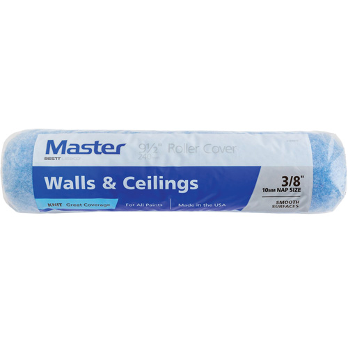 Master Woven Roller Cover, 10 mm (3/8") Nap, 240 mm (9-1/2") L GTA Hardware Inc