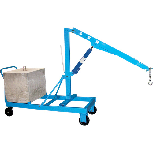 Potences de levage - Fl&egrave;che inverse, Lev&eacute;e 8', 3000 lb (1,5 tonne), 57" bras, 78" ha GTA Hardware Inc