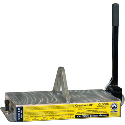 Aimants Creative Lift, Capacit&eacute; de retenue 3000 lb (1,5 tonne), 19-1/4" lo x 10-1/2" la x 7" h GTA Hardware Inc