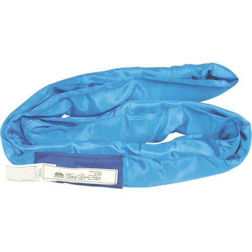Round Slings, Blue, 4" W x 8' L, 23000 lbs. Vertical Load GTA Hardware Inc