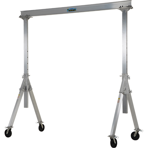 Grue mobile ajustable en aluminium, 10' lo, Capacit&eacute; 2000 lb (1 tonne) GTA Hardware Inc