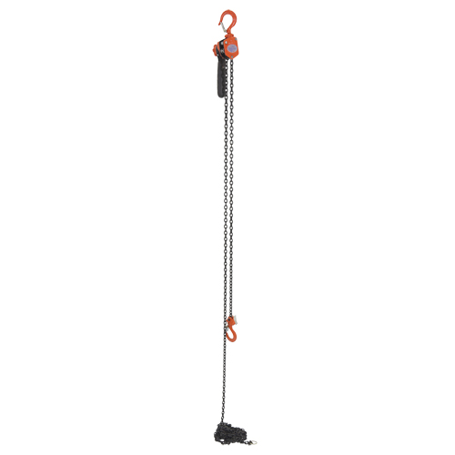 Mini palan &agrave; levier, Lev&eacute;e 15', Cabacit&eacute; 500 lb (0,25 tonne), Chaîne en Acier GTA Hardware Inc
