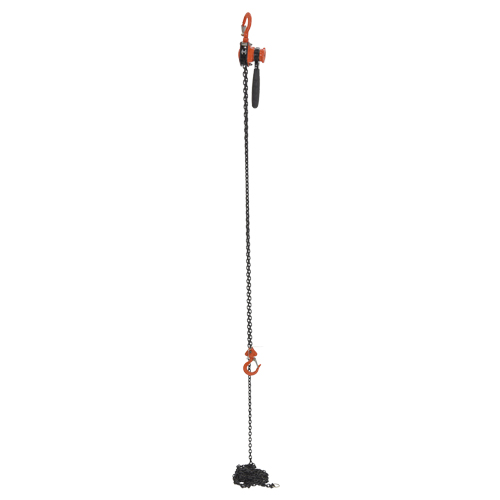 Mini palan &agrave; levier, Lev&eacute;e 15', Cabacit&eacute; 500 lb (0,25 tonne), Chaîne en Acier GTA Hardware Inc