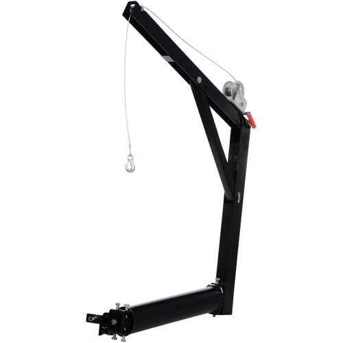 Grue &agrave; fl&egrave;che pour camion mont&eacute;e sur barre d''attelage, Capacit&eacute; de 600 lb (0,3 tonne), Limite de 84-5/8" GTA Hardware Inc