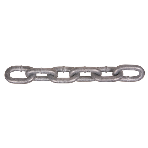 Hot-Dipped Galvanized Chains, Carbon Steel, 3/4" x 100' (30.4 m) L, Grade 30, 10600 lbs. (5.3 tons) Load Capacity GTA Hardware Inc