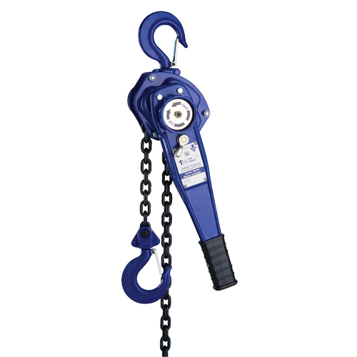 Lever Hoist, 5' Lift, 3000 lbs. (1.5 tons) Capacity, Grade 80 load chain Chain GTA Hardware Inc