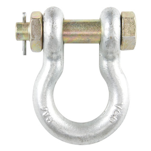 Bolt Type Anchor Shackle, 1/4", Bolt Type, Hot Dip Galvanized GTA Hardware Inc
