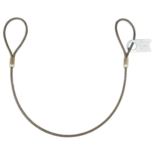 &eacute;lingue de levage &agrave; c&acirc;ble m&eacute;tallique - deux boucles GTA Hardware Inc