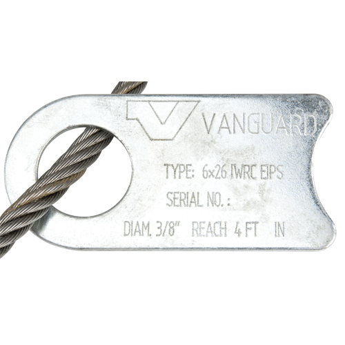 &eacute;lingue de levage &agrave; c&acirc;ble m&eacute;tallique - deux boucles GTA Hardware Inc