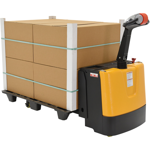 Transpalette &eacute;lectrique motoris&eacute;, Capacit&eacute; 3300 lb, 48" lo x 28,25" la GTA Hardware Inc