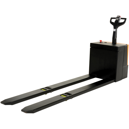 Transpalette &eacute;lectrique motoris&eacute; a/plateforme &agrave; conducteur debout, Capacit&eacute; 4500 lb, 96" lo x 30" la GTA Hardware Inc