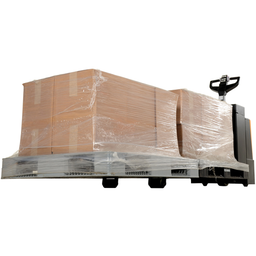 Transpalette &eacute;lectrique motoris&eacute; a/plateforme &agrave; conducteur debout, Capacit&eacute; 4500 lb, 96" lo x 30" la GTA Hardware Inc