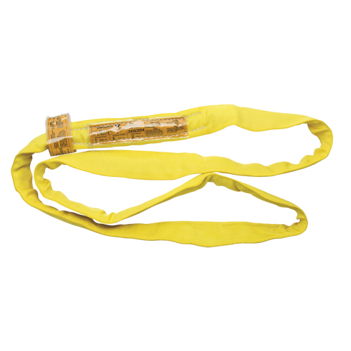 &eacute;lingue de levage en polyester ronde, Jaune, 2-1/2" la x 3' lo, 9000 lb Charge verticale GTA Hardware Inc