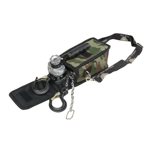 Mini Lever Hoist, 5' Lift, 1100 lbs. (0.55 tons) Capacity, Zinc Plated Chain GTA Hardware Inc