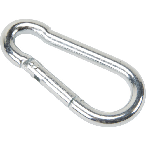 Zinc Plated Snap Hook, 220 lbs (0.11 tons) Working Load Limit, 3/16" Size, 5/16" Eye GTA Hardware Inc