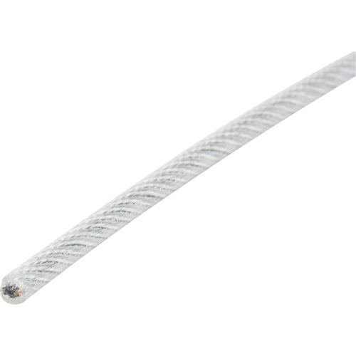 Wire Rope, 1000' (304.8 m) x 1/16", 480 lbs. (0.24 tons), Galvanized GTA Hardware Inc