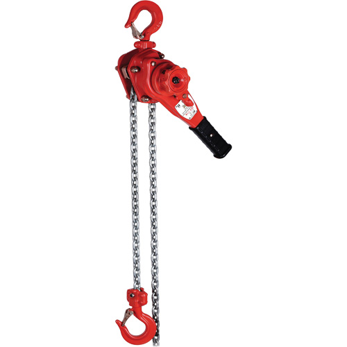 VQ Super Series Lever Hoist, 10' Lift, 2200 lbs. (1.1 tons) Capacity, Grade 100 Alloy Chain GTA Hardware Inc