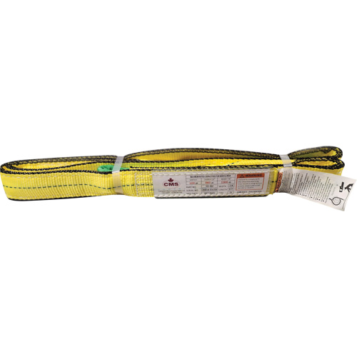 &eacute;lingue en sangle de polyester, Pli Double, Oeillets renvers&eacute;s, Type 4, 2" la x 8' lo, Capacit&eacute; verticale 6400 lb GTA Hardware Inc