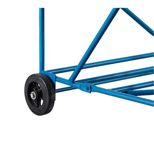CSA-Certified Rolling Step Ladder with Locking Step, 14 Steps, 30" Step Width, 128" Platform Height, Steel GTA Hardware Inc