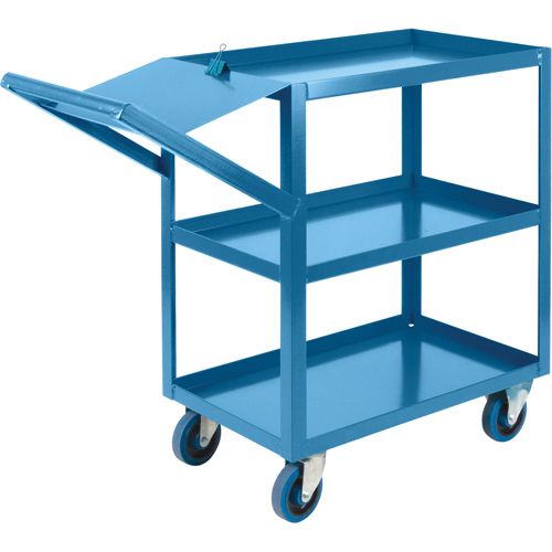 Chariots &agrave; cueillette, 36" h x 18" la x 46" p, 3 Tablettes, Capacit&eacute; 1200 lb GTA Hardware Inc