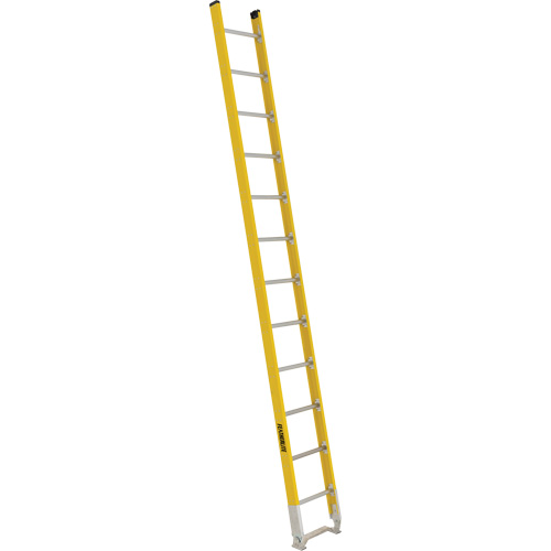 Single Section Straight Ladder - 6100 Series, 12', Fibreglass, 375 lbs., CSA Grade 1AA GTA Hardware Inc