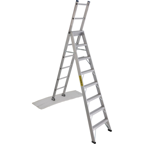 Escabeaux industriels Multi-Way de s&eacute;rie 2700, 8', Aluminium, Capacit&eacute; de 250 lb, ANSI 1, CSA 1 GTA Hardware Inc