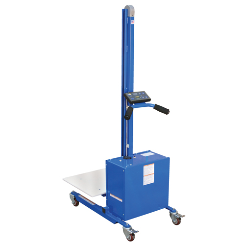 Gerbeur &agrave; plateforme &agrave; &eacute;l&eacute;vation rapide, M&eacute;canisme &eacute;lectrique, Capacit&eacute; de 175 lb, Levage max de 57" GTA Hardware Inc