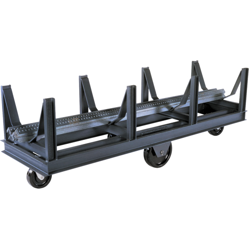 Bar Cradle Truck, 96" L x 28" W x 29" H, 10000 lbs. Capacity, Phenolic Wheels GTA Hardware Inc