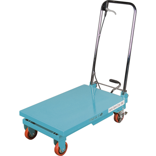 Heavy-Duty Hydraulic Scissor Lift Table, 27-1/2" L x 17-3/4" W, Steel, 330 lbs. Capacity GTA Hardware Inc
