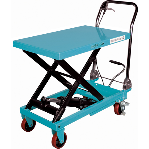 Heavy-Duty Hydraulic Scissor Lift Table, 32" L x 19-3/4" W, Steel, 660 lbs. Capacity GTA Hardware Inc