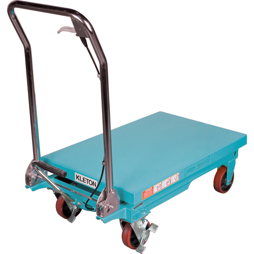 Heavy-Duty Hydraulic Scissor Lift Table, 32" L x 19-3/4" W, Steel, 660 lbs. Capacity GTA Hardware Inc