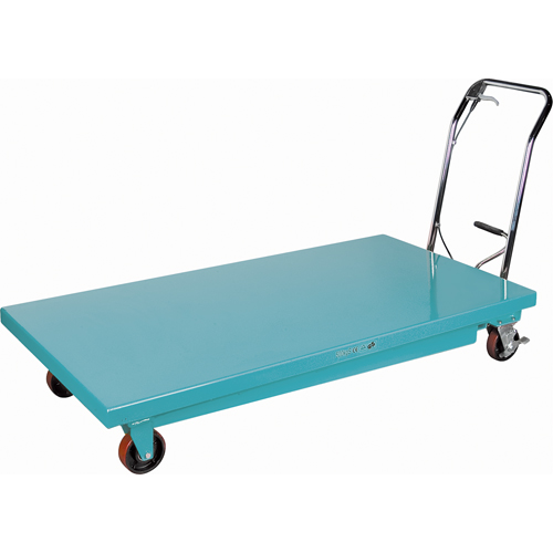 Heavy-Duty Hydraulic Scissor Lift Table, 63" L x 31-7/8" W, Steel, 1100 lbs. Capacity GTA Hardware Inc