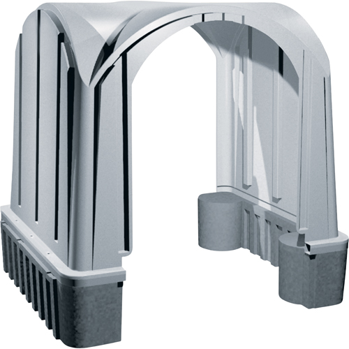 Outdoor Poly Shelters, 2 Walls, 7' L x 6' W x 7' H GTA Hardware Inc