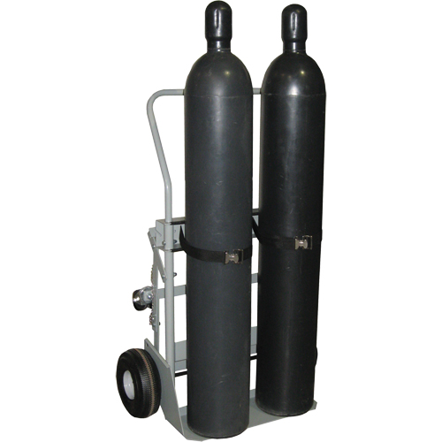 Chariots &agrave; quatre roues pour bouteilles, Roues Pneumatique, Base de 28" la x 6" lo, 1000 lb GTA Hardware Inc