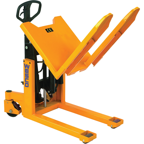 Ergonomic Pallet Tilter, 90° Tilt, 2200 lbs. Capacity, 51-2/3" L x 21-1/2" W x 44-1/4" H GTA Hardware Inc