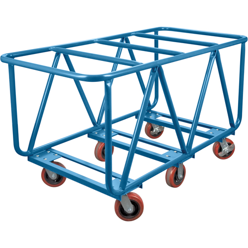Flat Bed Lumber Cart, 60" x 30" x 33", 2500 lbs. Capacity GTA Hardware Inc