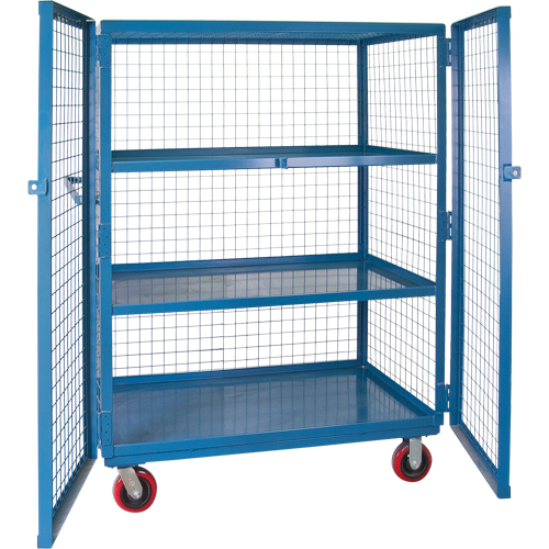 Chariot en treillis m&eacute;tallique, 3 niveaux, 51" lo x 32" la x 62,5" h, Cap. 2400 lb GTA Hardware Inc
