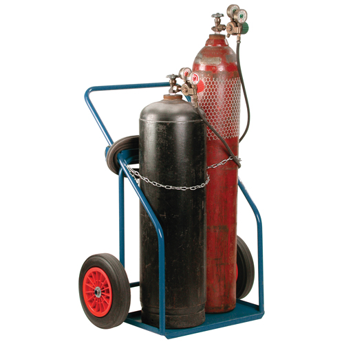 Chariots pour bouteilles de gaz, Roues Caoutchouc, Base de , 1000 lb GTA Hardware Inc