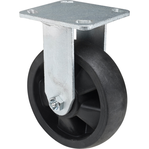 Roulettes haute temp&eacute;rature, Fixe, 6" (152,4 mm), Nylon, 880 lb (399 kg) GTA Hardware Inc
