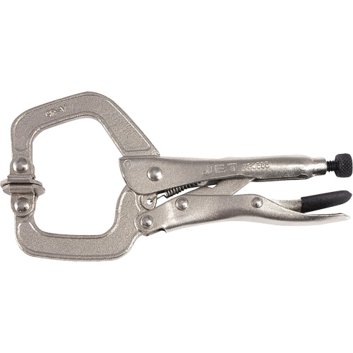 Super Heavy-Duty Locking C-Clamp with Swivel Pad, 6" (152 mm) Capacity GTA Hardware Inc