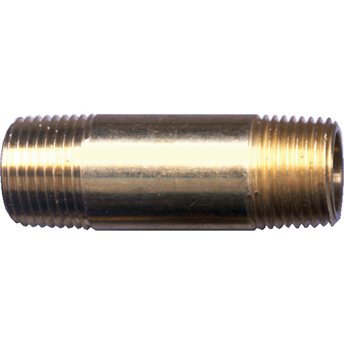 Long Nipple, Brass, 1/8", NPT GTA Hardware Inc