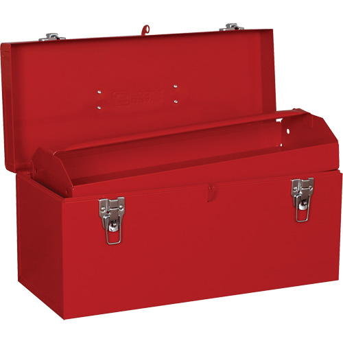 Heavy-Duty Tool Box, 8-1/2" D x 20" W x 9-1/2" H, Red GTA Hardware Inc