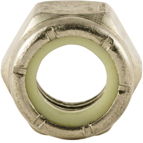 &eacute;crou auto-frein&eacute; en nylon, 5/16" dia, Acier inoxydable, Fin GTA Hardware Inc